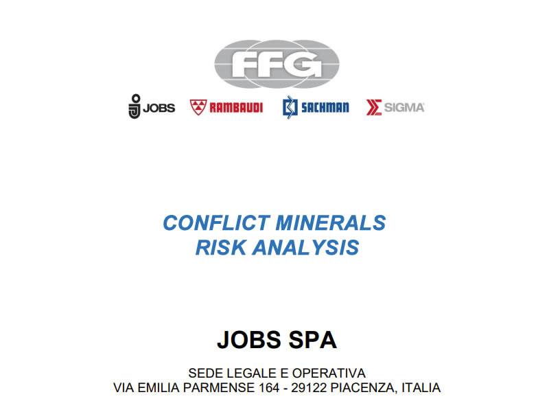 Conflict minerals risk analysis