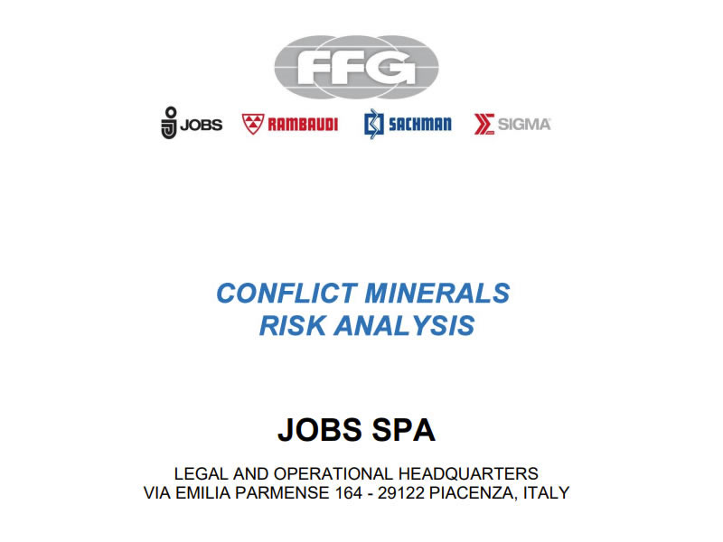 Conflict minerals risk analysis